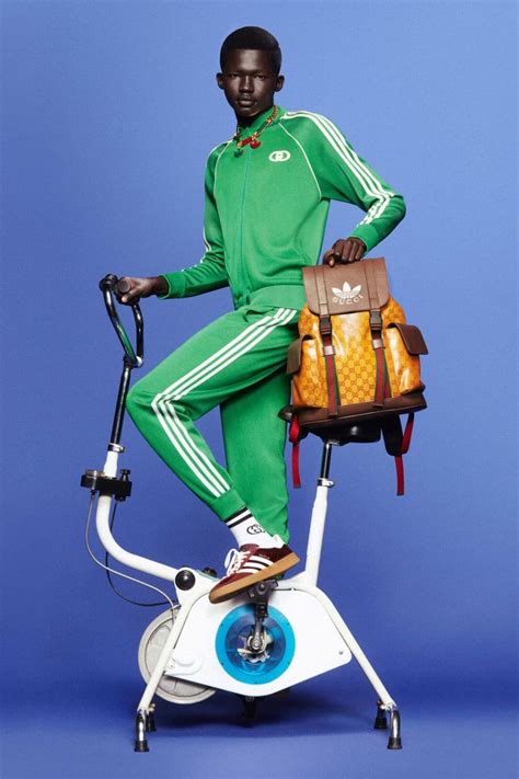 gucci addidas collection|Gucci Adidas collab tracksuit.